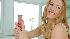 Chick with the beautiful hair licks the pussy of her skinny friend