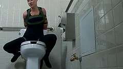 Big booty doll anal getting inserted with toys in BDSM torture