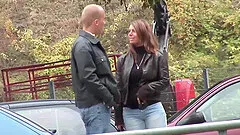 hot german big natural breast Milf sexy susi wild outdoor fucked