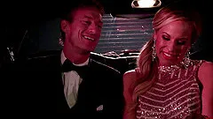 Horny brunette smashed hardcore while yelling in the car