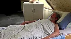 Horny teen nurse fucking French sick old patient takes cumshot