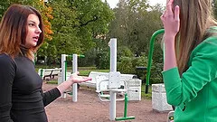 Nikol and Sofia are about to use the naughty sex toys together!