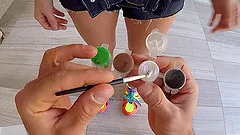 Petite maid called Lilly knows how to properly bounce on the penis