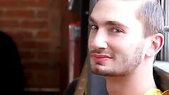 20 year old twunk Preston Cole strips down and shows off his big ass