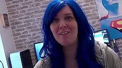 Couple with glasses having an unforgettable cock sucking session