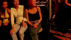 Muscular male strippers make all the sluts go wild in a club