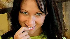 Brunette beauty queen needs alone time with her trusted dildo