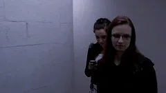 Tattooed toy fetish slave spanked seductively while yelling