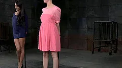 Black senorita goes through her very first night of the BDSM treatment