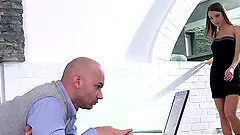 Slim brunette starlet Foxy Di gets her tight ass plowed