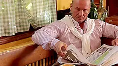 Slim blonde hussy Violette gets pounded really hard