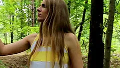 Splendid babe Izabella gets bonked in the back of her man's car