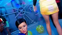 Interracial performance that involved a black dude and a beautiful blonde in a wild hardcore.