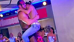 Drunk bitches in the club won't mind changing cocks,what an orgy!