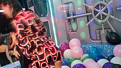 Night club scene with lots of drunk sluts fucking dicks