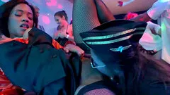 Muscular guys will bring these horny club babes just what they need