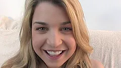 Sublime blonde at a casting showing her prowess as she rides a cock