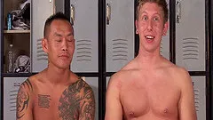 Lovely pornstar yelling in the locker room while being banged hardcore