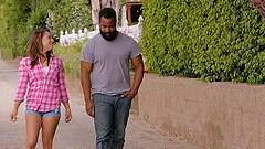 Bootylicious Sara gets a dose of interracial pounding in the office