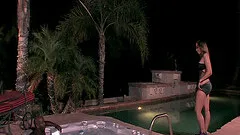 Tasteful babe with natural tits her her pussy penetrated hardcore with big cock while moaning outdoor