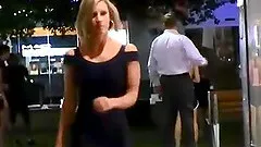 Athletic slut pantieless bubbly ass flash in public PublicFlashing.me