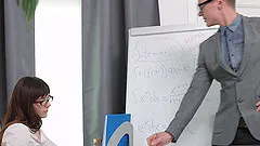 Nerdy guy gladly provides Jess with the exact thing that she needed