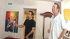 Curvy brunette cougar in short yelling while her anal is drilled hardcore in group sex