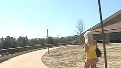 Toy fetish maiden moaning while being worked on using toy in BDSM sex