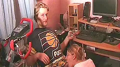 Amateur teen couple homemade fuck with cum