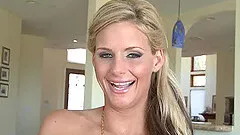 Accepting slaved blonde being penetrated hardcore from different angles in BDSM porn