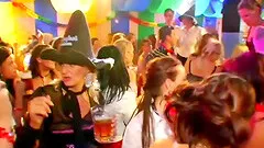 Dudes get lucky at the club soaking their cocks in a variety of pussies