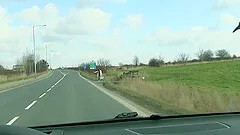 Eveline always liked impaling herself on the cock while in the car