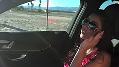 Hot redhead with tattoos and her partner with a humongous pecker