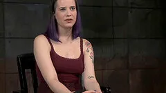 Punk in the dungeon suffers through sexy rope bondage