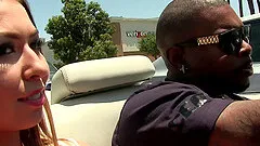 Sexy Melissa Moore is still in love with the throbbing dark meat