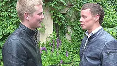 Cuckold watches as his pale babe passionately rides the stiff dick