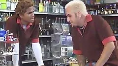 Amazing brunette dame getting smashed till she gets a facial