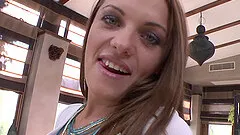 Dominica's sweet vagina was never drilled in such a rough way before