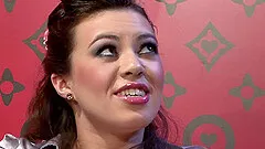 Her girlfriend uses a variety of toys on her to make her cum