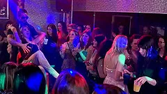 Wild girls let total strangers fuck them at a dance party