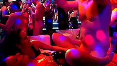 Hot birthday party at the club turns into a blazing groupsex action