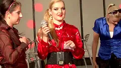 Battle of bad blood girls in a messy arena attracts a wild spectators