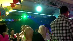 Girls in intense heat submit to rough interracial sex at a wild orgy