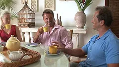 Busty chick Britney takes the dick up her butthole on the beach