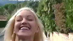 Amateur lesbian babes in a petite lovemaking on a beach