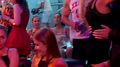 Crazy nightclub adventure with the lesbians who love to suck cock