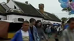 Gay guys end the party with good sucking and hot fucking