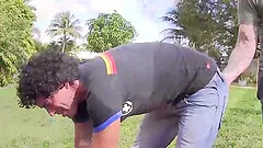 Daddy Barebacks His Latin Grounds Keeper