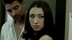 Ravishing chick and her very first cock ride in the locker room