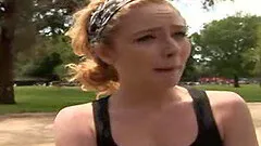 Joe and Valentino pick up Tobi in a park